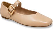 CHASE AND CHLOE Charlotte Faux Leather Mary Jane Flat