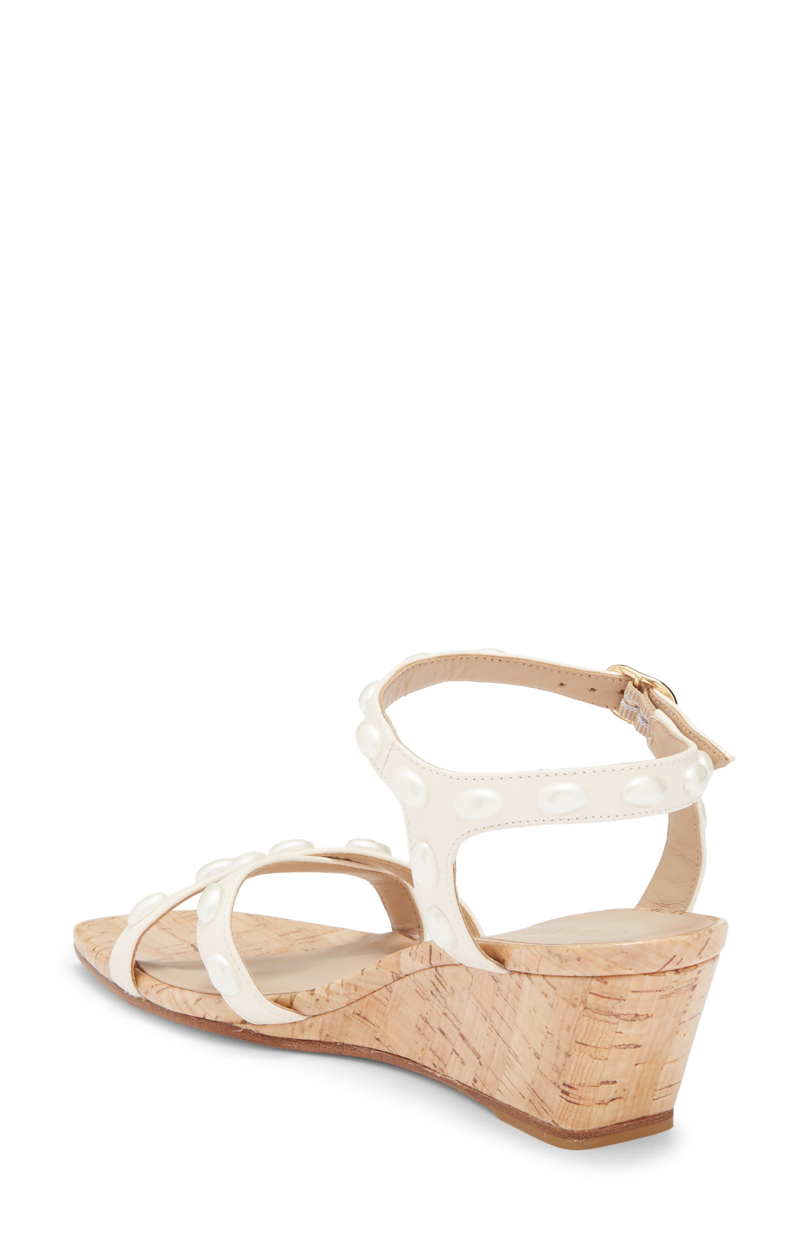Pearlita 50 Wedge Sandal, Alternate, color, SEASHELL