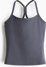 H&M Integral-bra Sports Strappy Top With Softmove