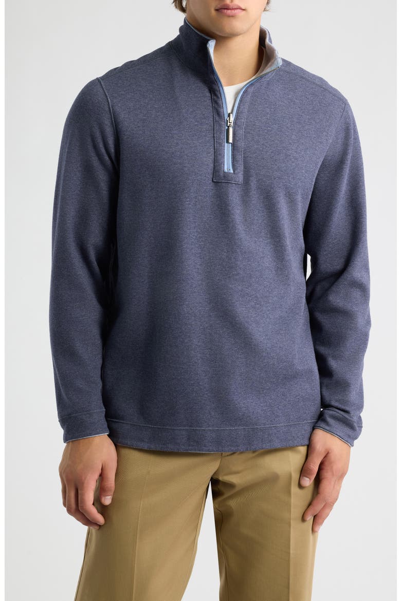 Tommy Bahama Flipview Reversible Half Zip Pullover (Men) | Nordstrom
