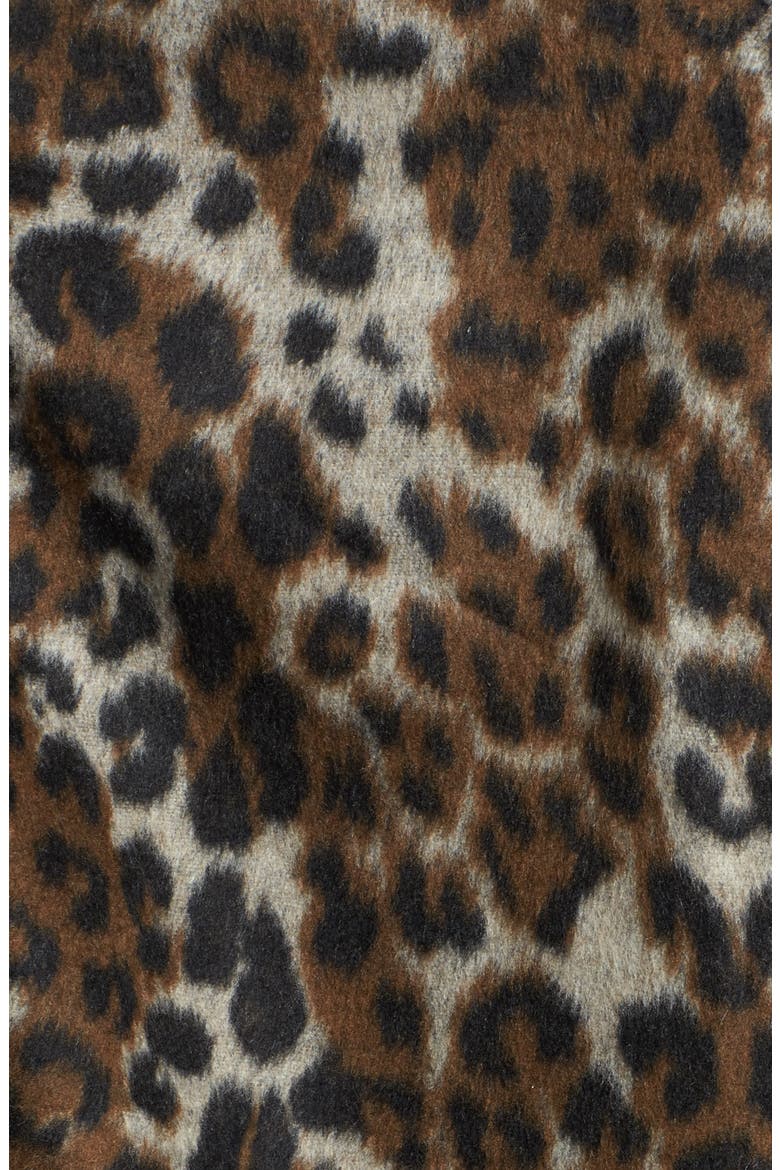 Oversize Leopard Print Topcoat, Alternate, color, LEOPARD PRINT