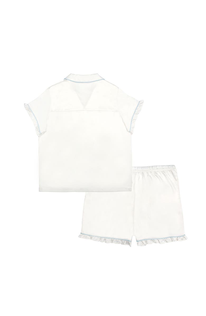 DEARFOAMS I Do Bridal Short Pajama Set, Alternate, color, Latte