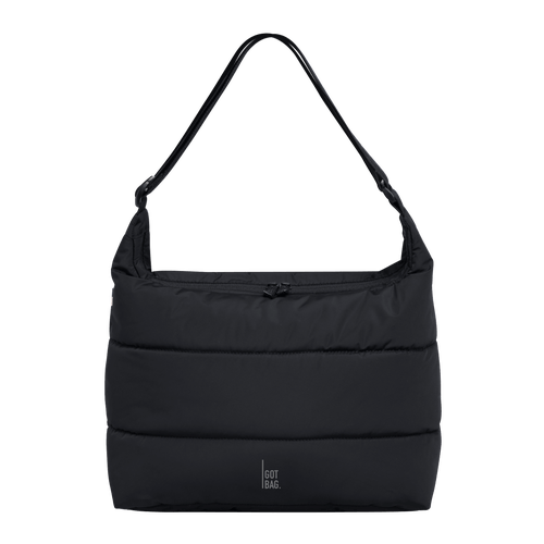 Got Bag Puffer Square Bag Large In Black Monochrome