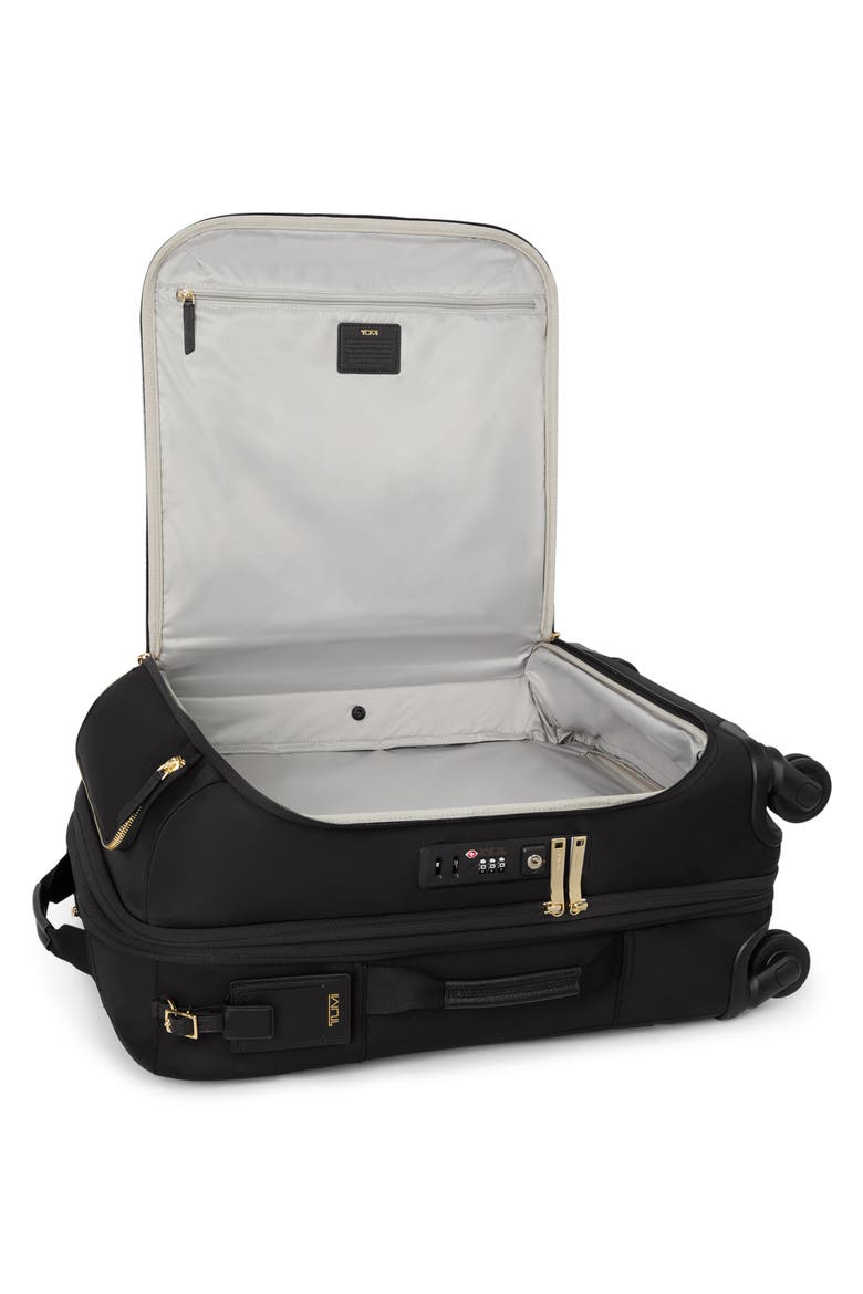 Voyageur Léger Large Dual Access Expandable Carry-On, Alternate, color, BLACK/ GOLD