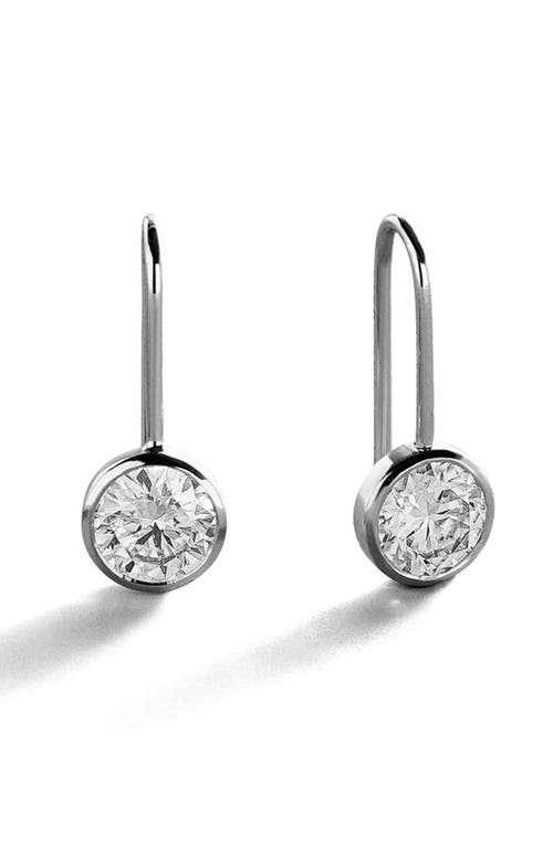 BaubleBar Mini Fallon Bezel Earrings in Silver at Nordstrom