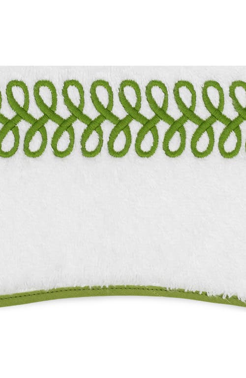 Matouk Astor Braid Hand Towel In Grass