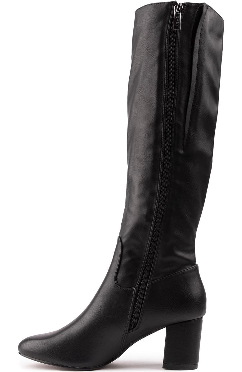 V.GAN LONDON Vegan Avocado Knee-High Boot, Alternate, color, Black