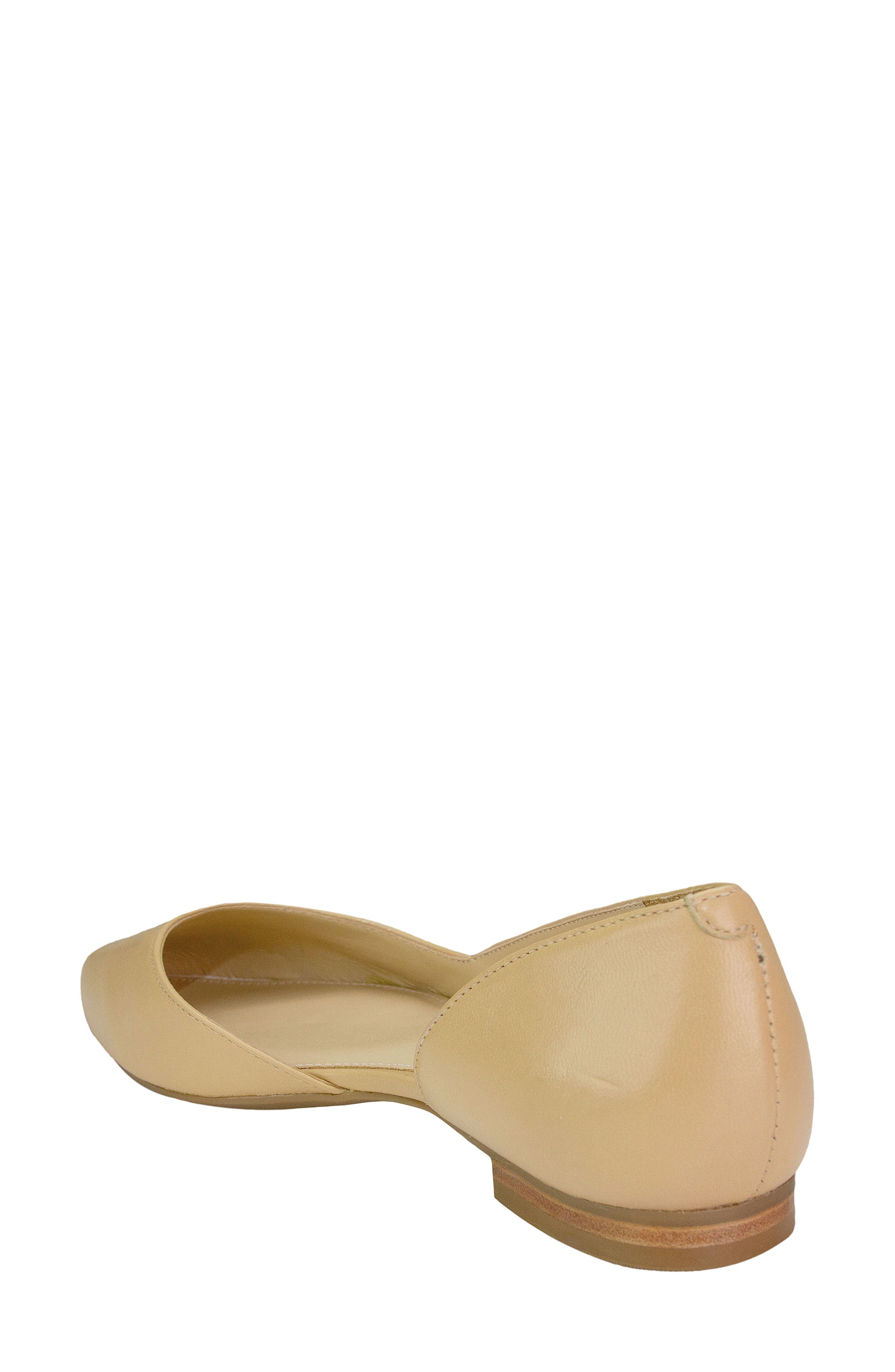 'Sunny' Half d'Orsay Flat, Alternate, color, LIGHT NATURAL
