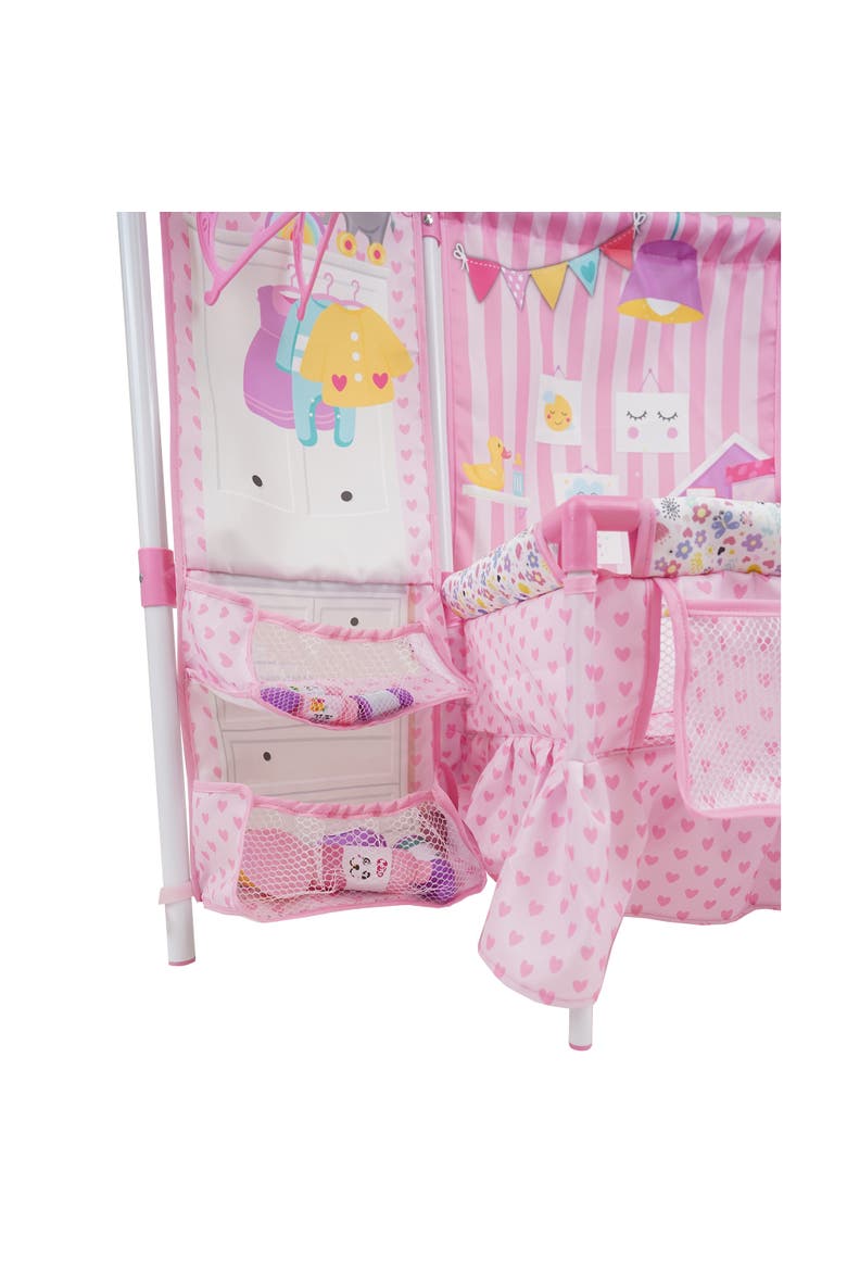 Doll Furniture Set W/ 14" Baby Doll, Alternate, color, Multicolored