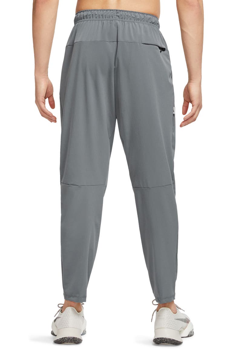 Dri-FIT Unlimited Drawstring Pants, Alternate, color, SMOKE GREY/ BLACK/ SMOKE GREY