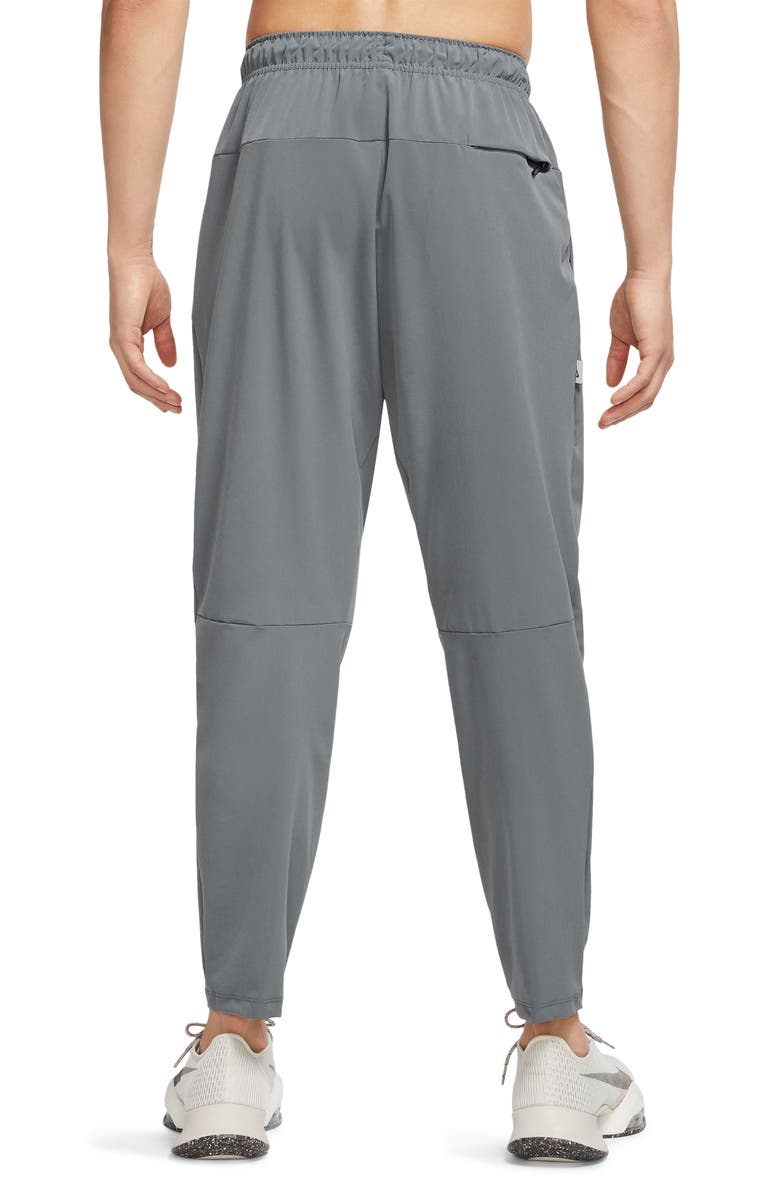 Nike Dri-FIT Unlimited Drawstring Pants, Alternate, color, Smoke Grey/ Black/ Smoke Grey