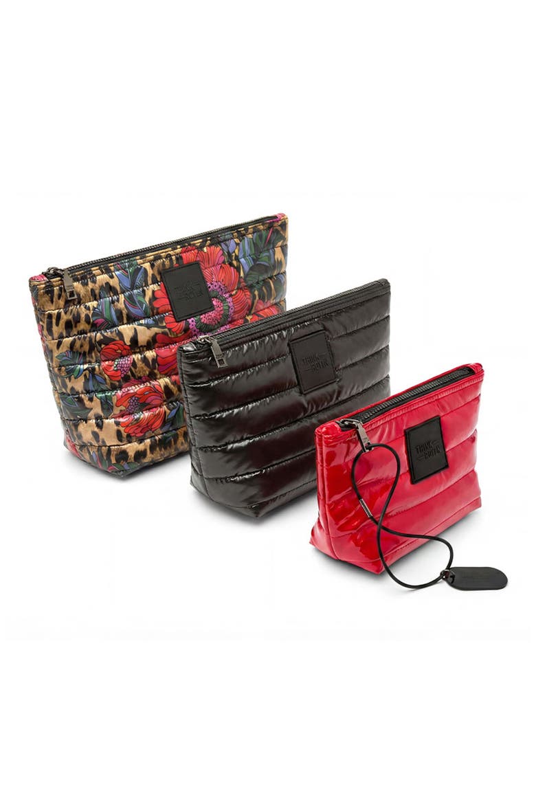 Travel Trio Organizational Pouches, Alternate, color, LEOPARD MULT 3