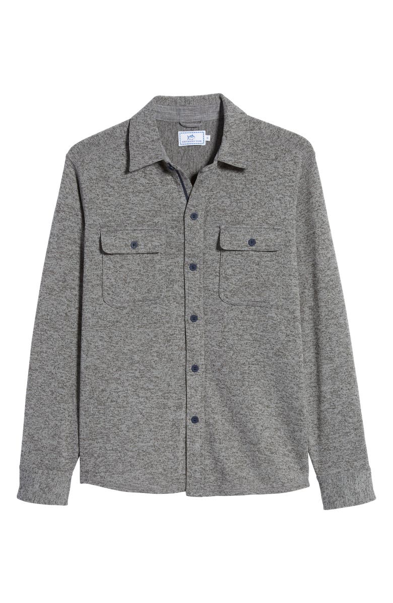 Southern Tide Benjies Regular Fit Button-Up Shirt Jacket, Alternate, color, 
