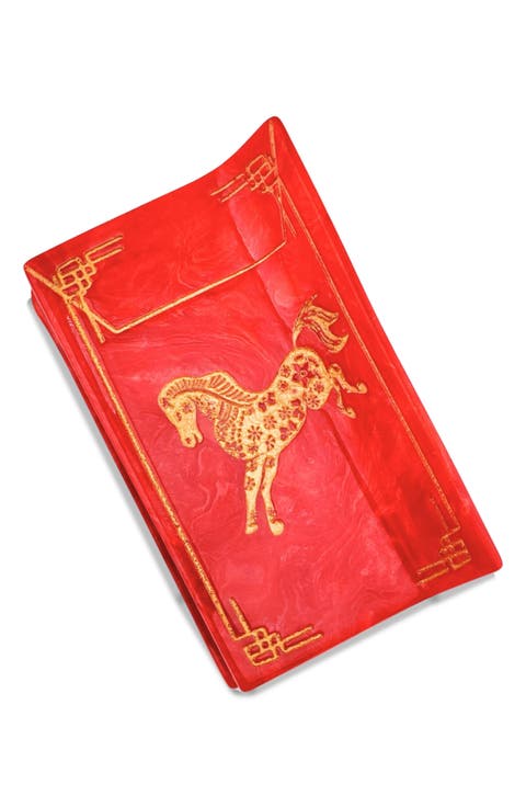 Horse Packet Hair Claw Clip