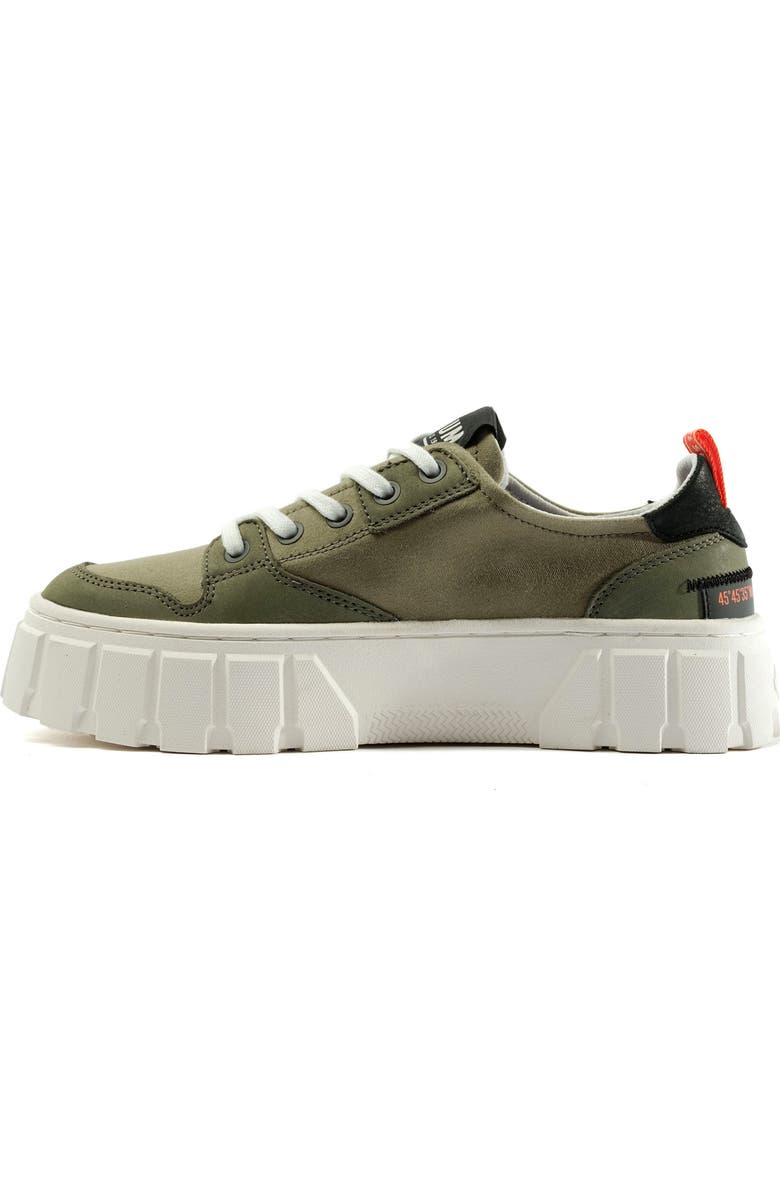 Palladium Pallatower Lo Platform Sneaker, Alternate, color, Vetiver
