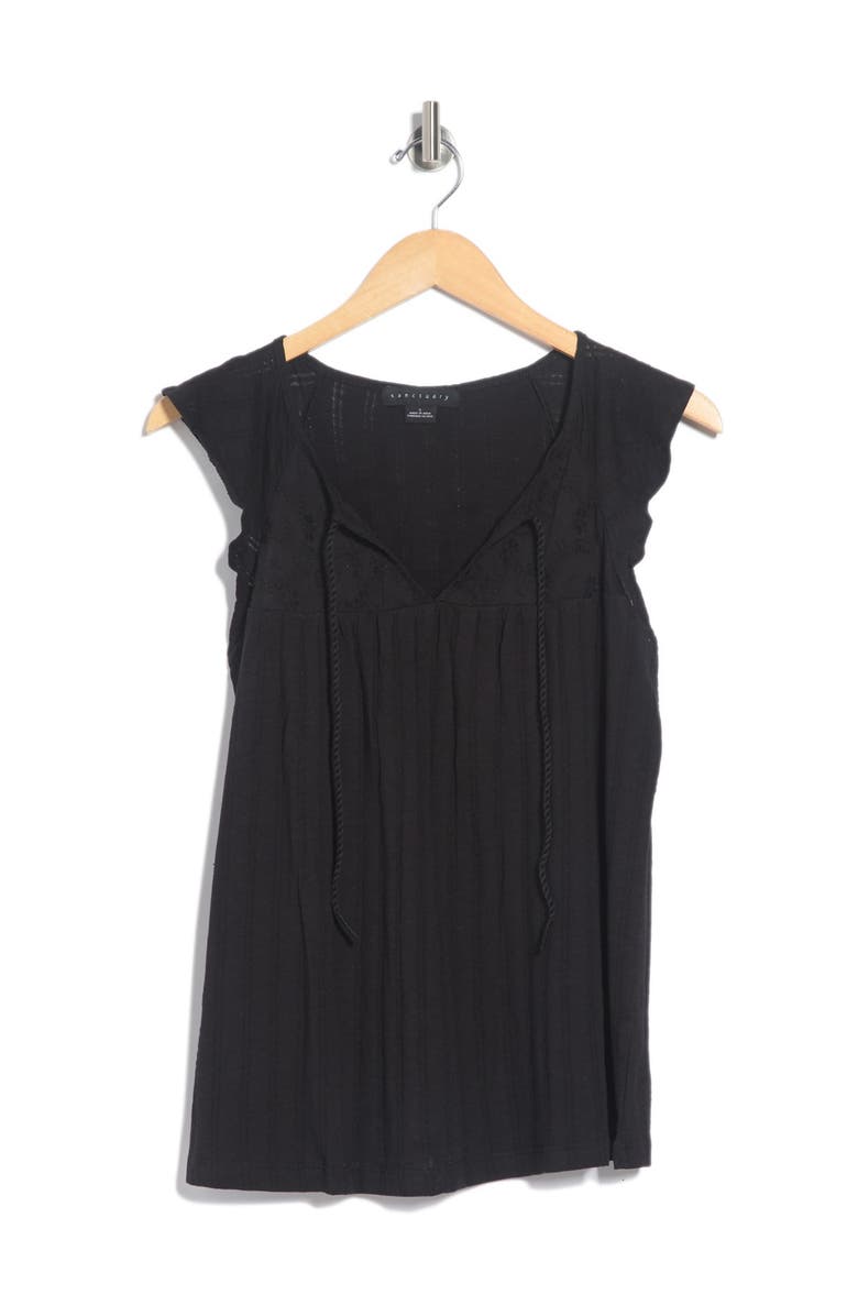 Sanctuary Ava Embroidered Keyhole Top, Alternate, color, 