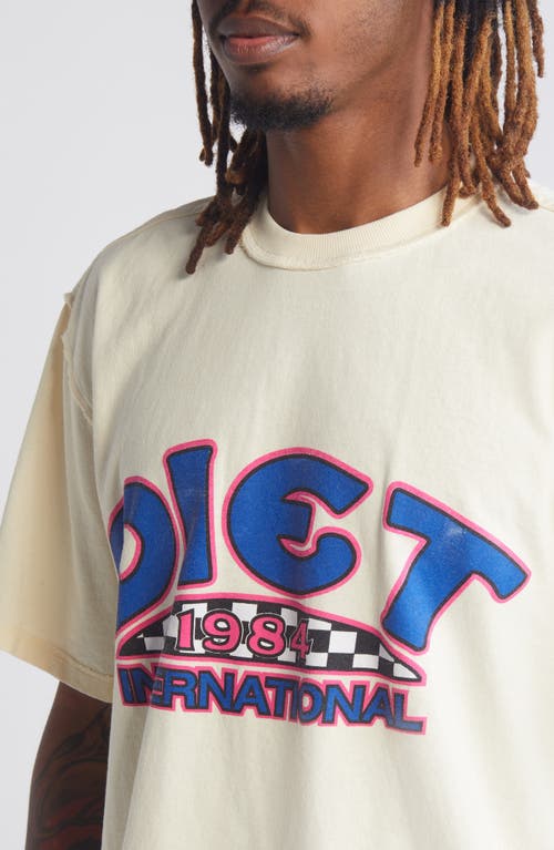 Diet Starts Monday Diet International Graphic T-shirt In White