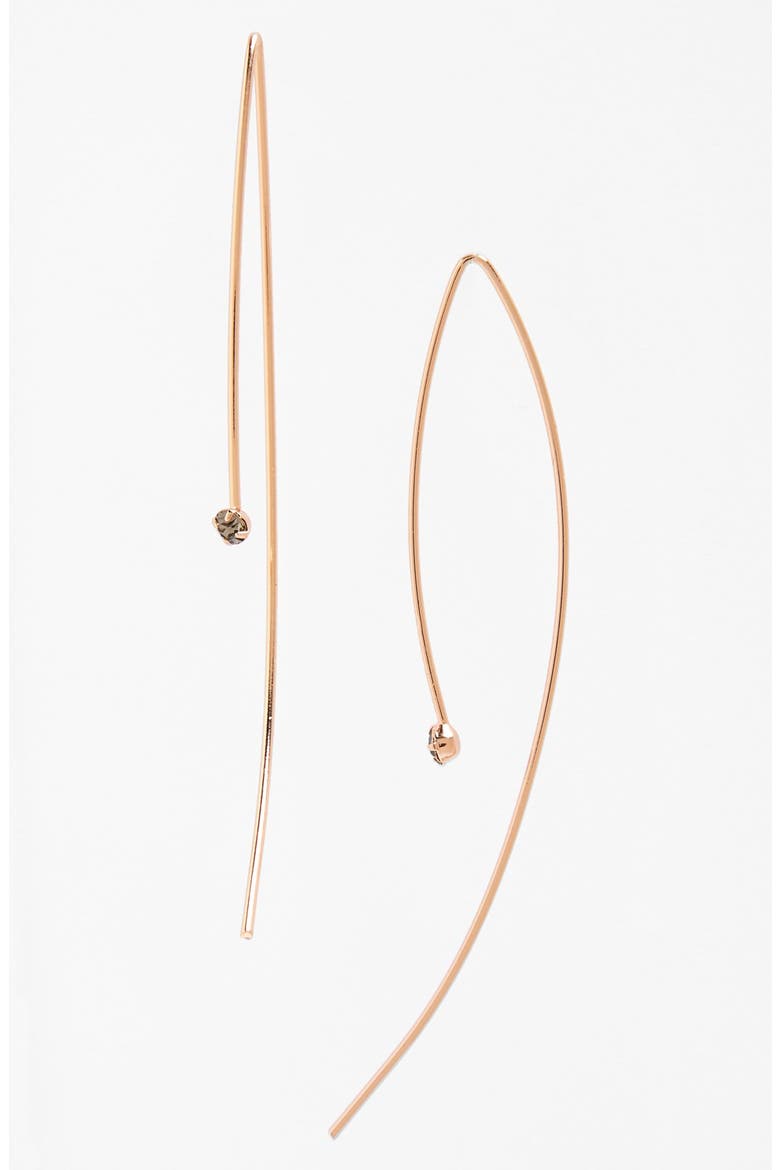Drop Earrings, Main, color, ROSE GOLD