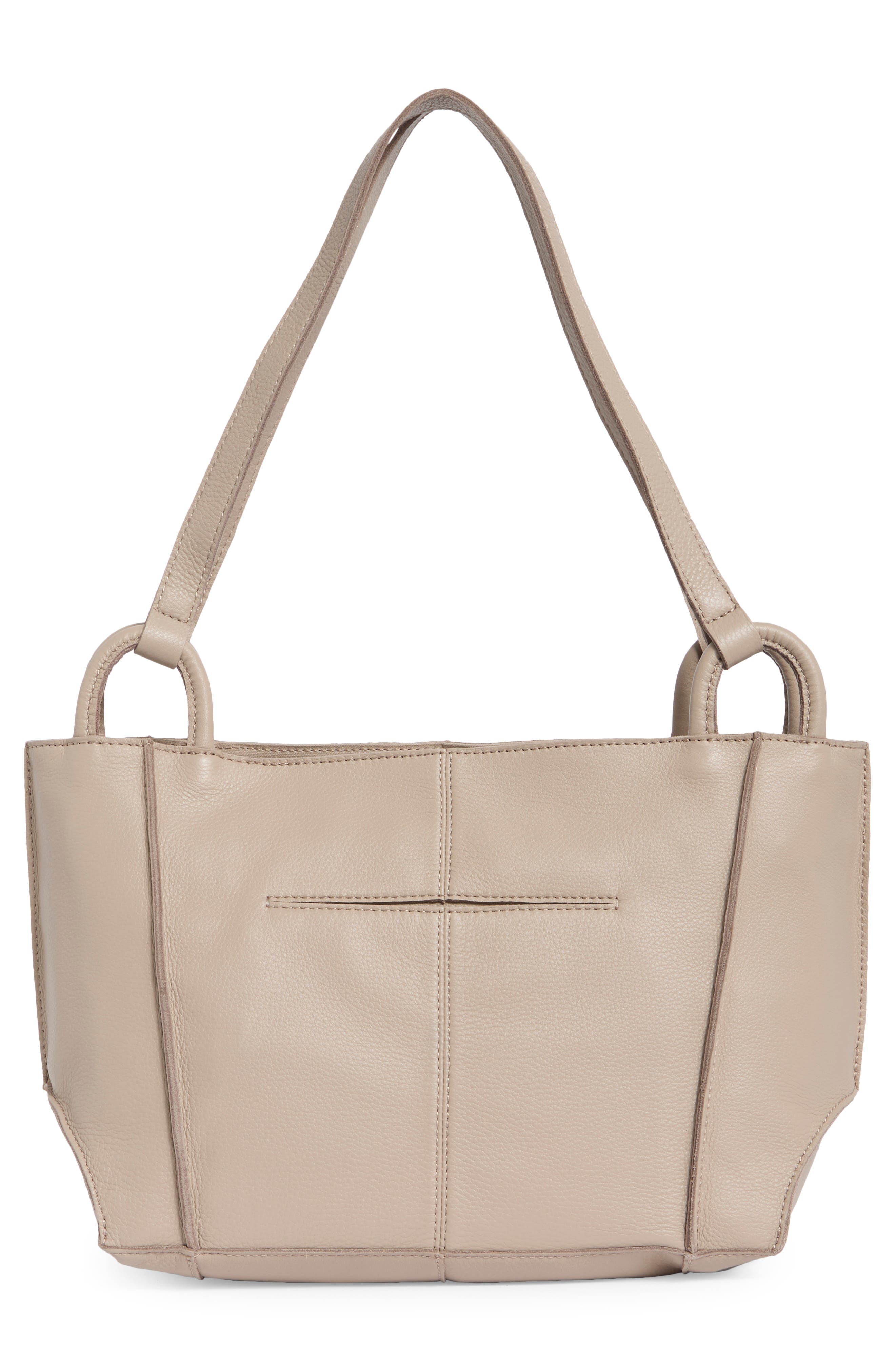 Los Feliz Leather Satchel, Alternate, color, SAND