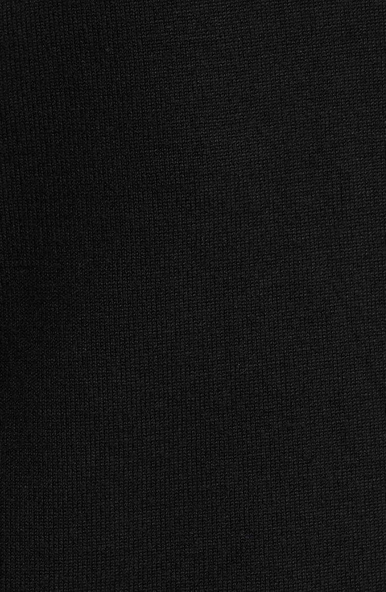 Anne Klein Bow Embellished Crewneck Sweater, Alternate, color, Asphalt