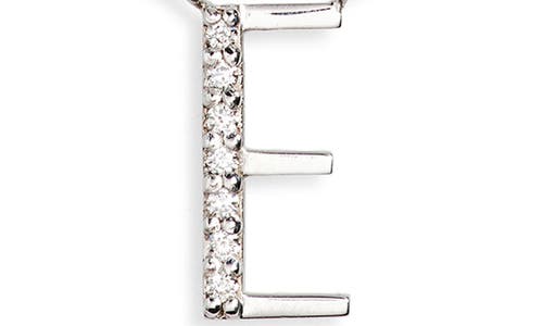 Lana 14k Gold Diamond Initial Pendant Necklace In White