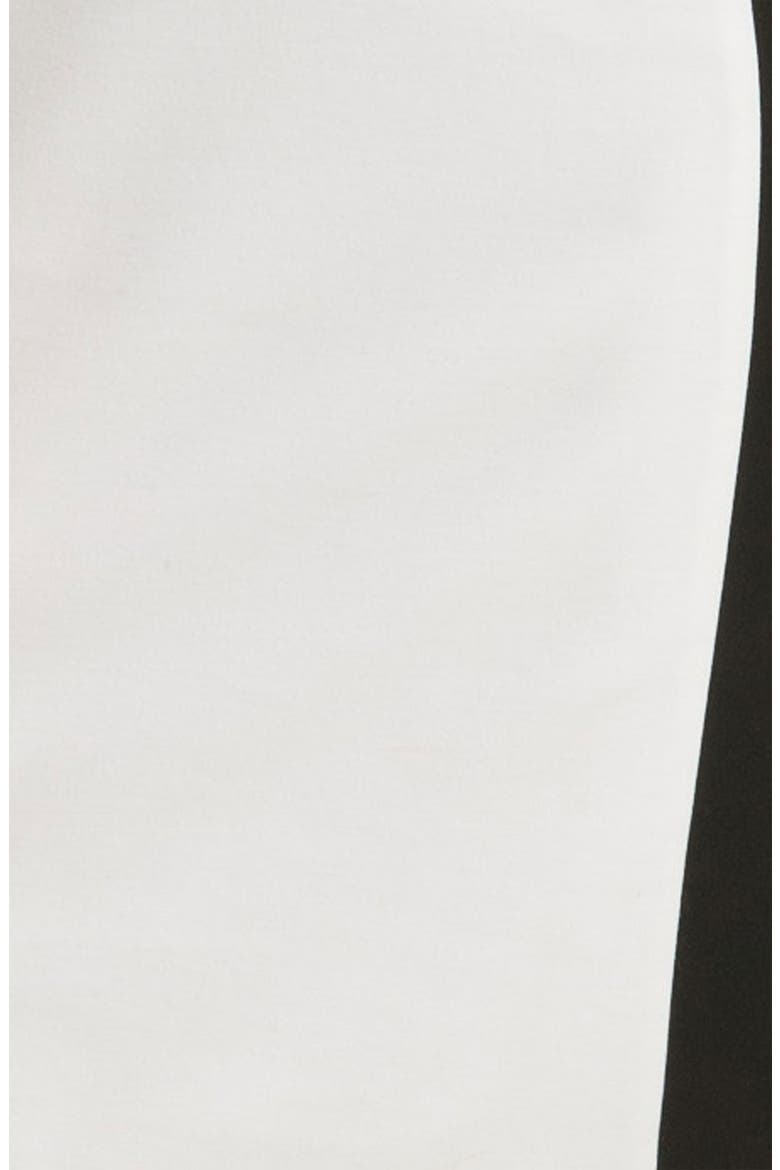 Shadow Stripe Ponte Knit Dress, Alternate, color, ANTIQUE WHITE