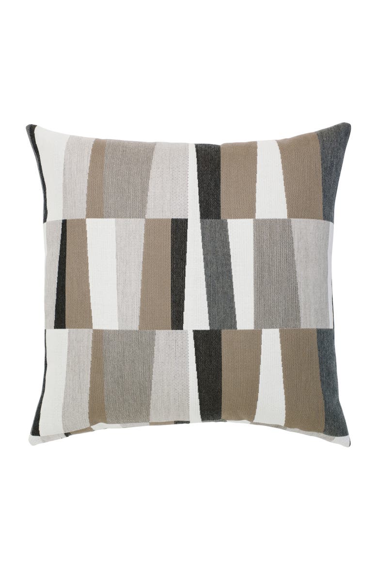 Strata Grigio Indoor & Outdoor Woven Accent Pillow, Main, color, Grigio