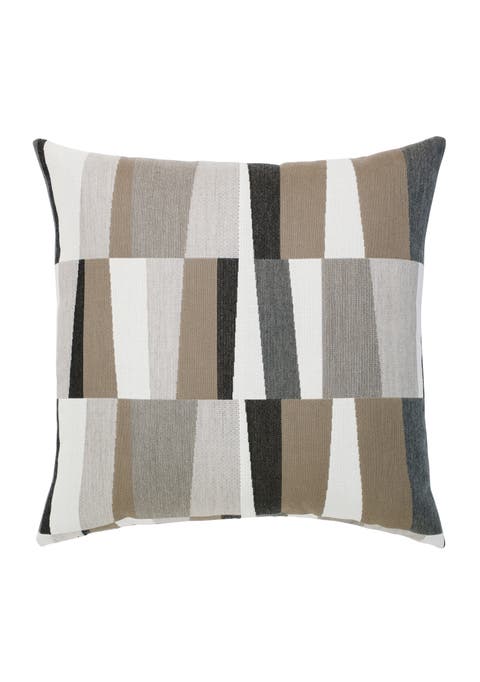 Strata Grigio Indoor & Outdoor Woven Accent Pillow