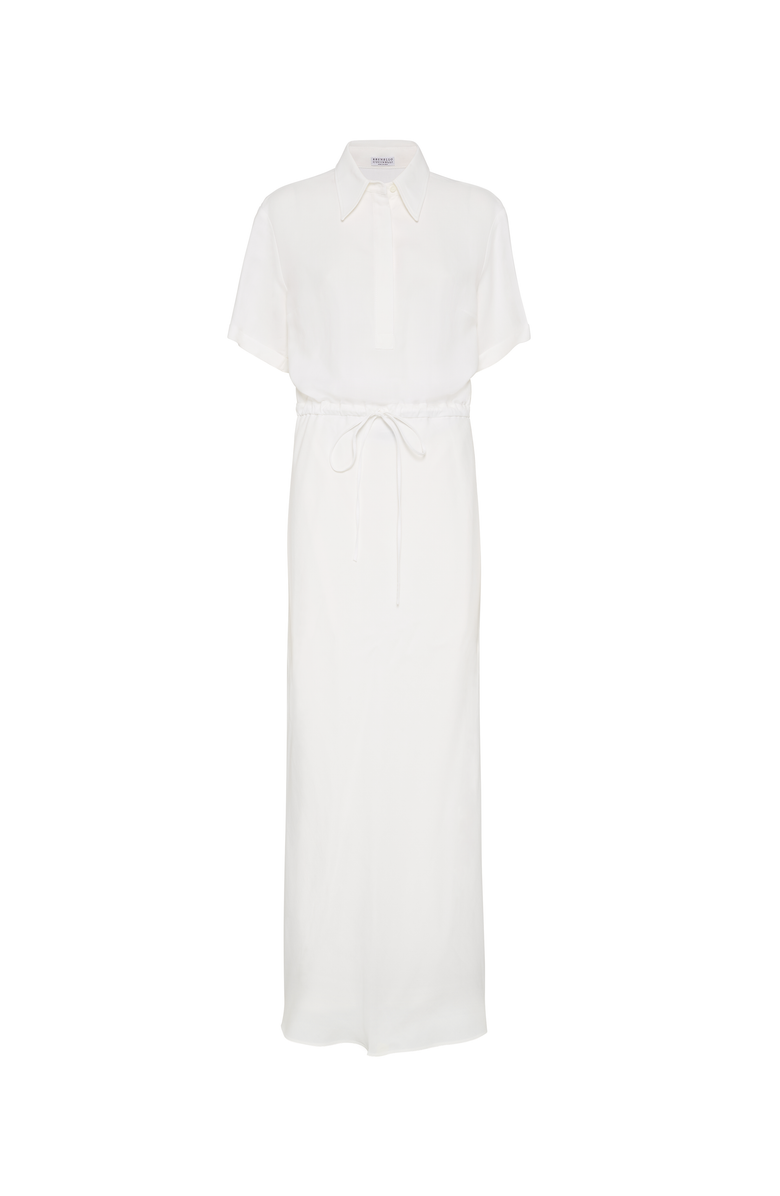 Brunello Cucinelli Twill dress with monili, Main, color, 