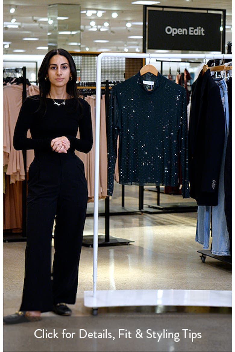 Alejandra Embellished Mesh Top video