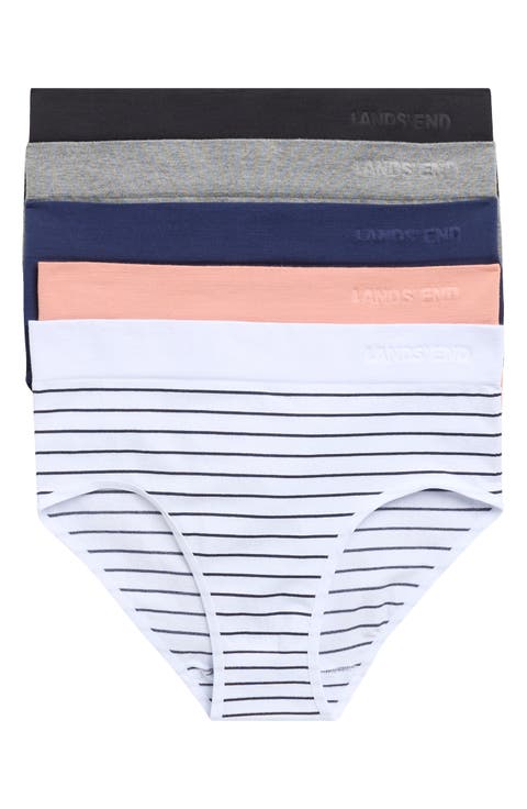 5-Pack Cotton Comfort Seamless Bikini Briefs