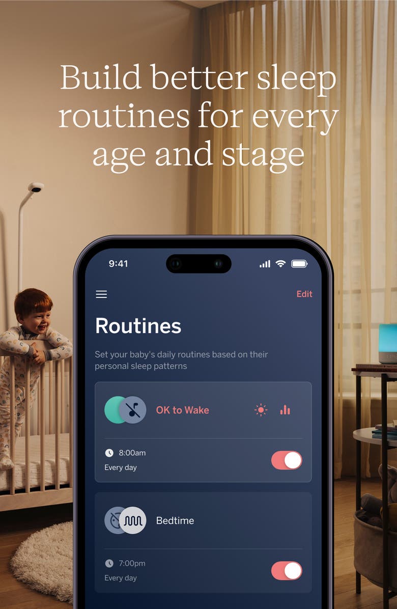 Nanit Sound & Light Machine, Alternate, color, White