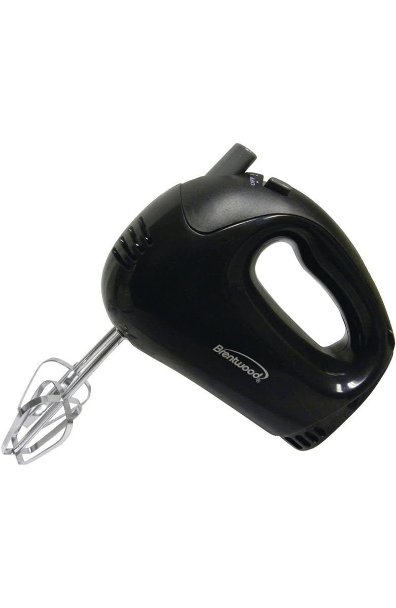 Brentwood 5-Speed Hand Mixer, Main, color, Black