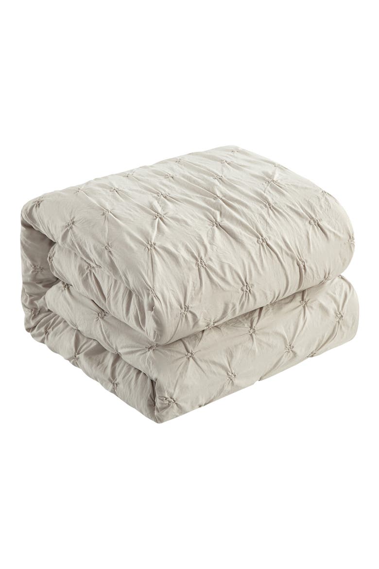 Bradley Diamond Tufted 8-Piece Comforter Set - Queen Size, Alternate, color, BEIGE