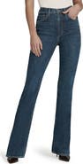 Favorite Daughter The Valentina Super High Waist Mini Bootcut Jeans