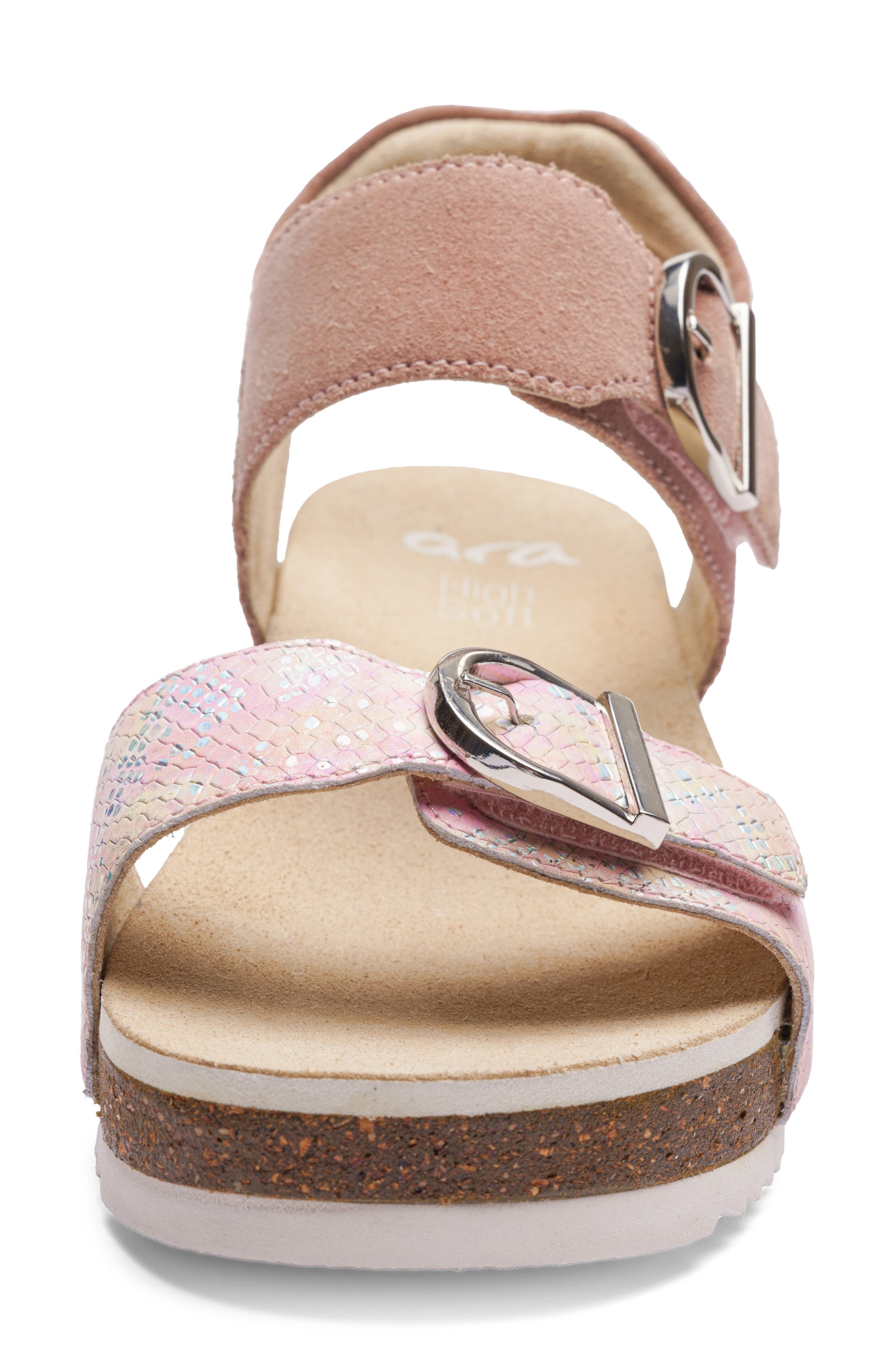 Nova Platform Wedge Sandal, Alternate, color, PINK