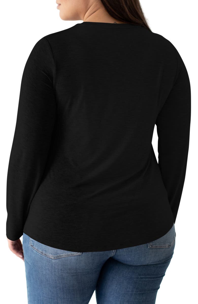 Kindred Bravely Long Sleeve Maternity/Nursing T-Shirt, Alternate, color,