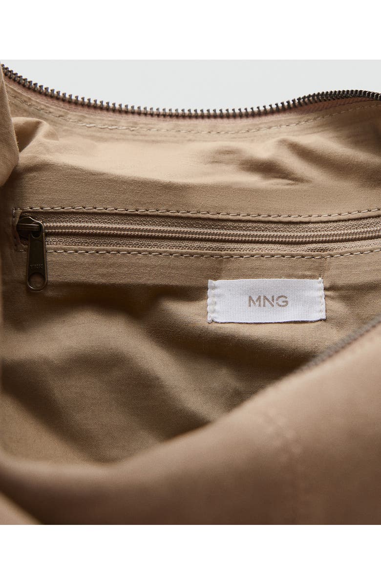 MANGO TEEN Suede Shoulder Bag, Alternate, color, Sand