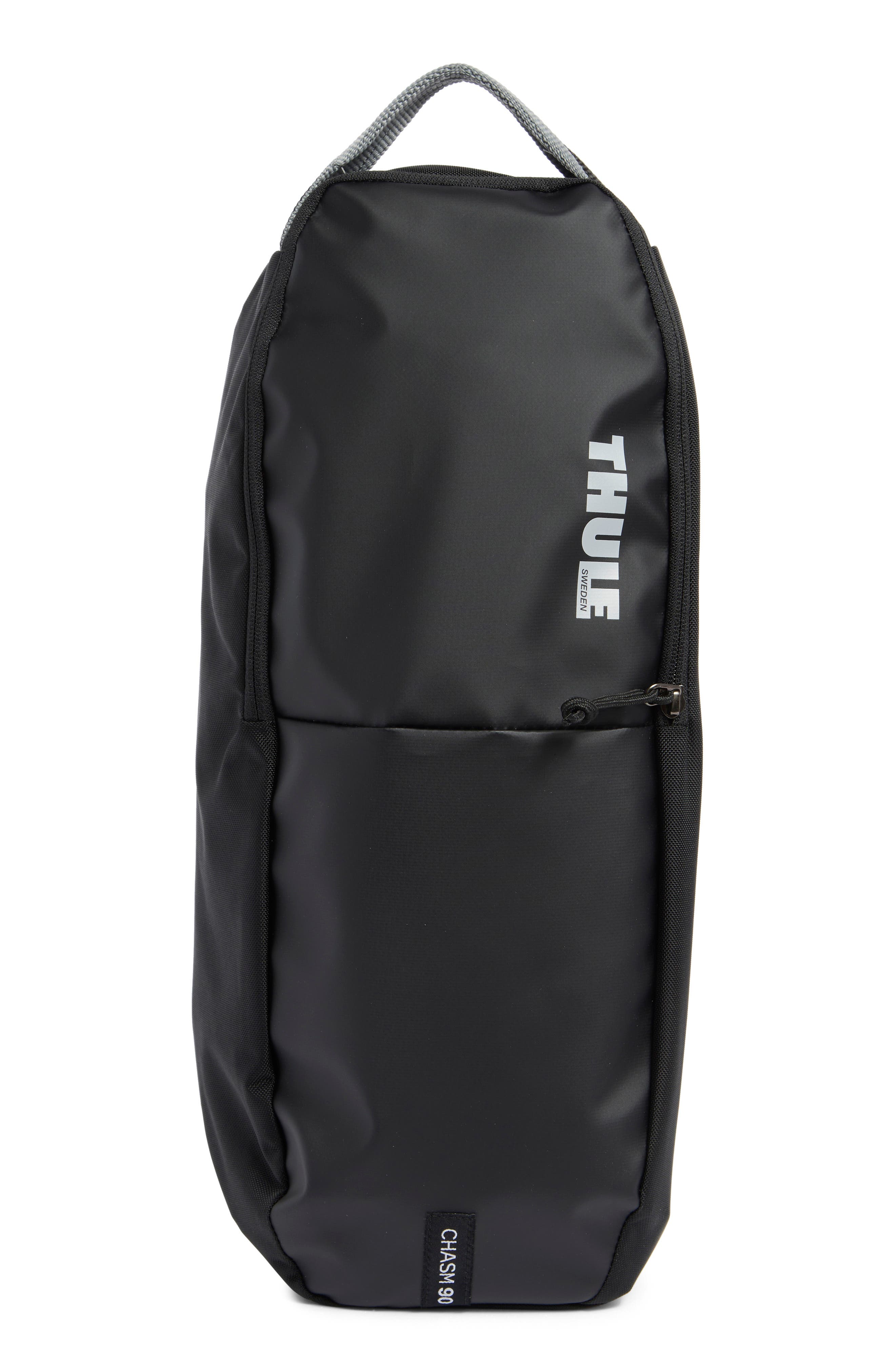 Thule Chasm 90-Liter Convertible Duffle Bag, Alternate, color, Black