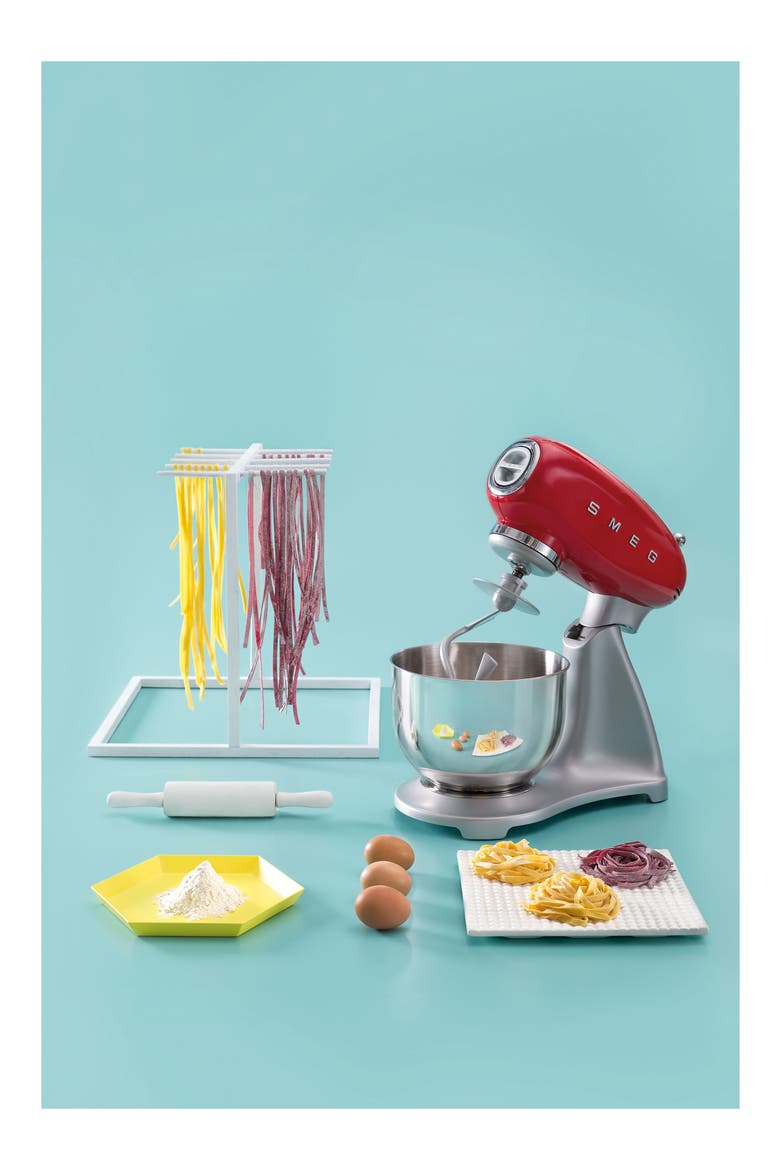 '50s Retro Style Five-Quart Stand Mixer, Alternate, color, RED