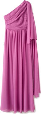 MANGO One-Shoulder Dress