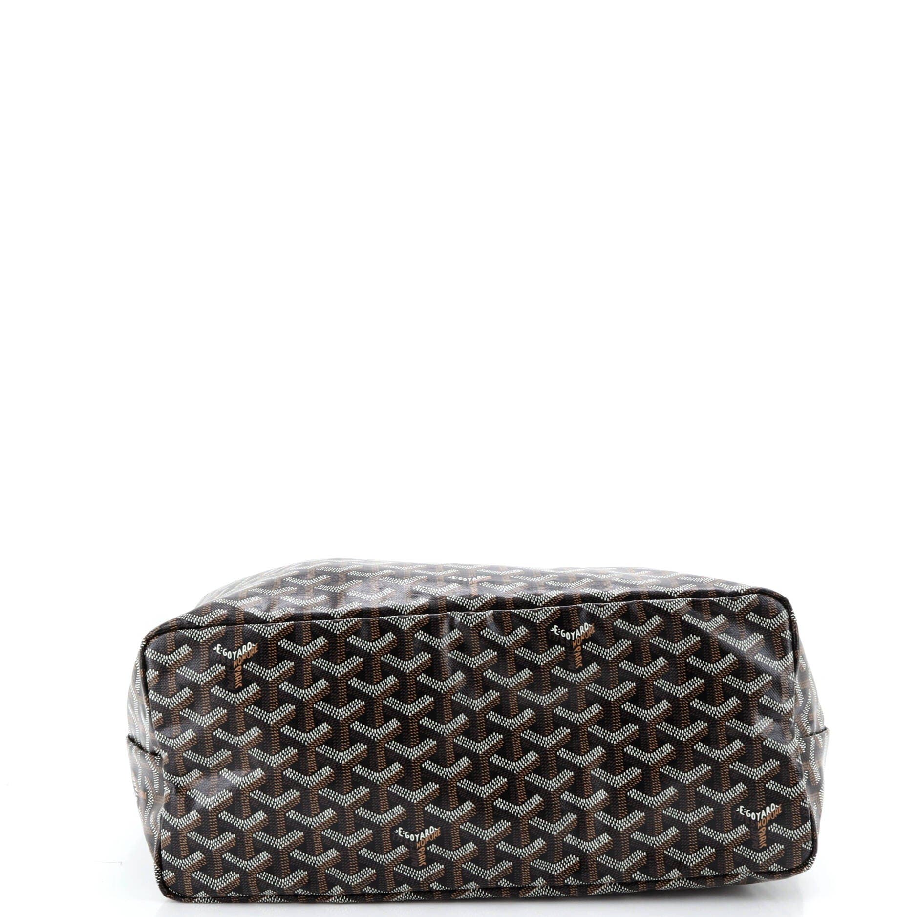 Pre-Owned Goyard Saint Louis Tote Coated Canvas PM, Alternate, color, Black