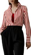 Lilysilk Classic Striped Silk Shirt