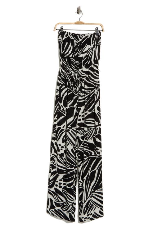 Strapless Cover-Up Jumpsuit