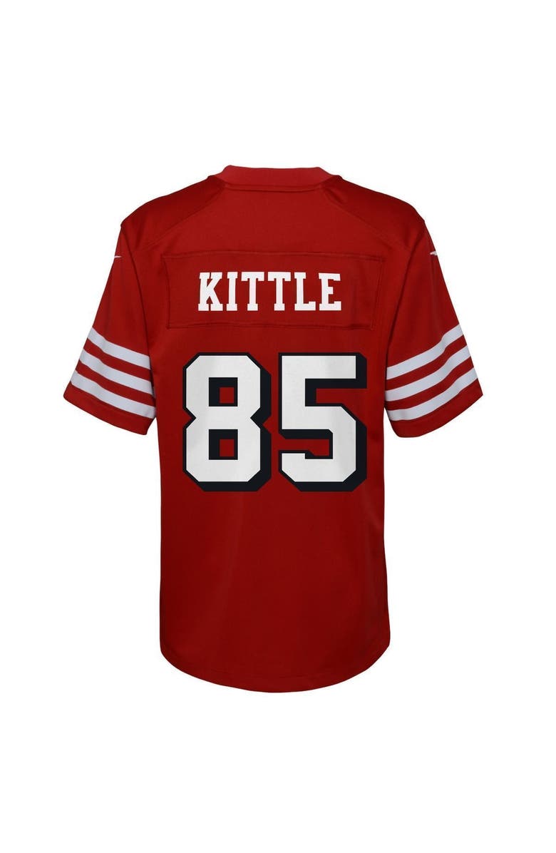 Nike Youth Nike George Kittle Scarlet San Francisco 49ers Game Jersey, Alternate, color, Scarlet