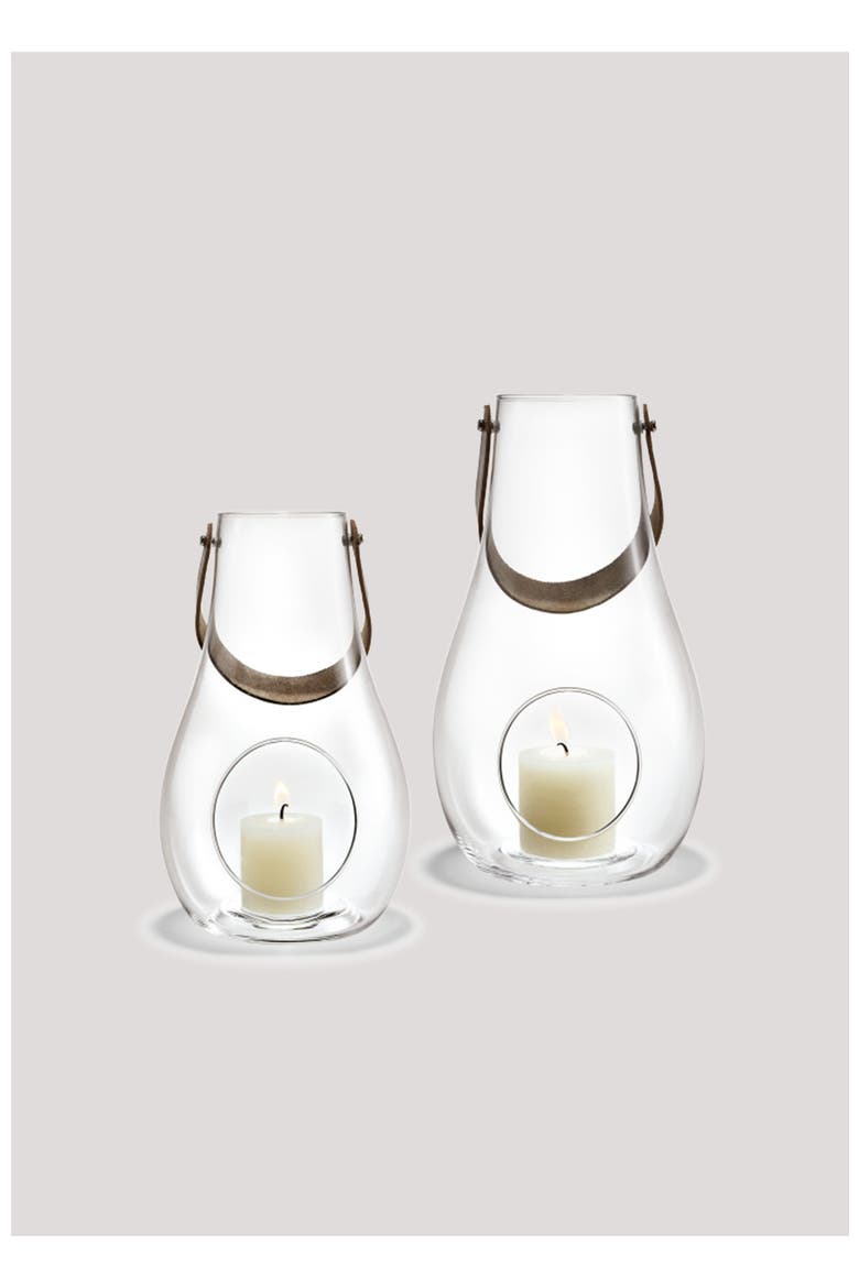 DWL Large Glass Lantern, Alternate, color, Clear