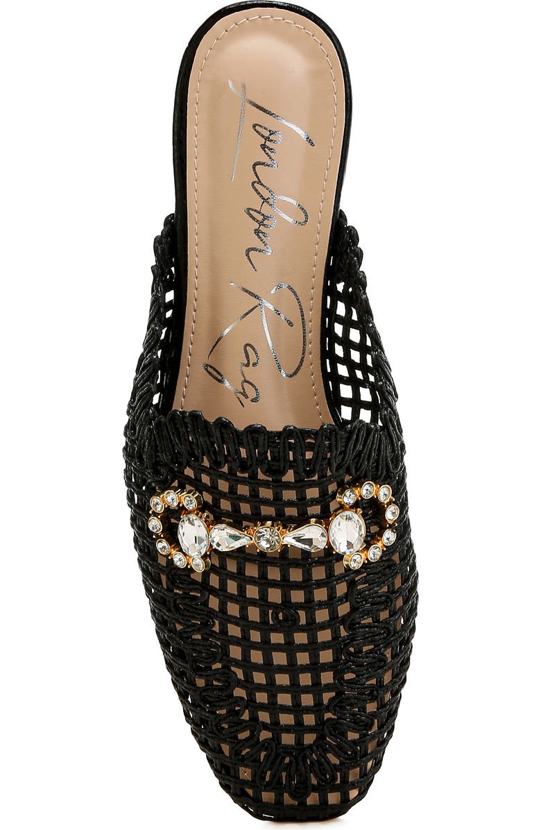 LONDON RAG Roboma Crystal Embellished Mule, Alternate, color, Black