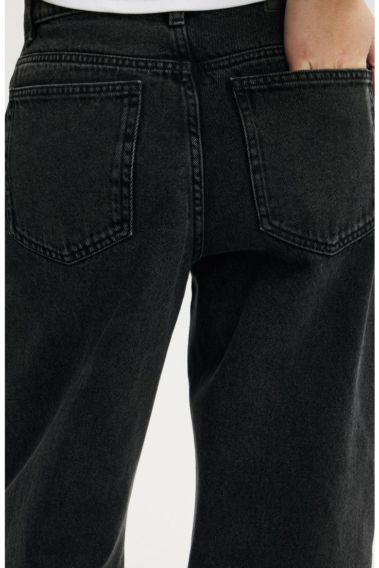 Women's Relaxed Wide Jean, Alternate, color, GRAPHITE BLACK