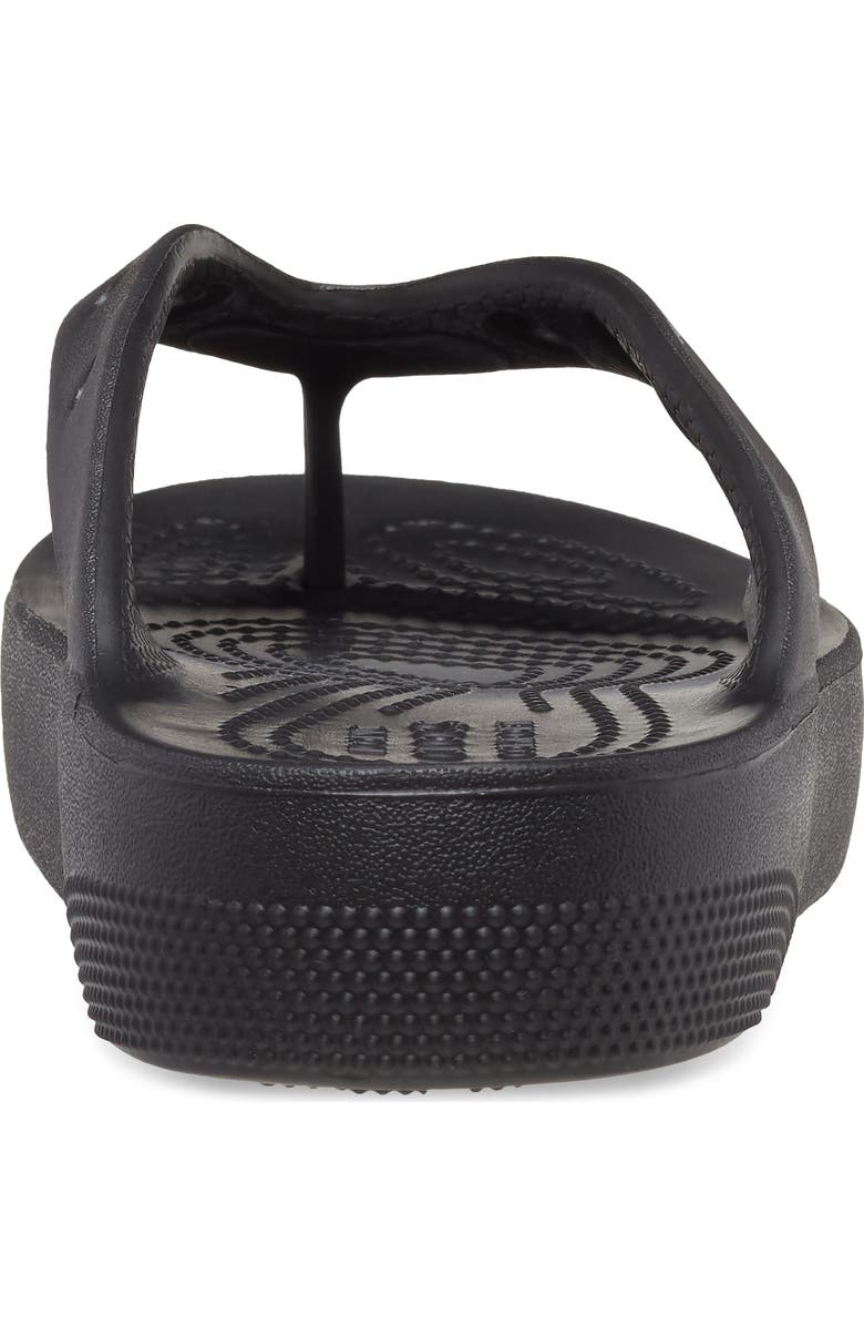 CROCS Classic Platform Flip Flop, Alternate, color, Black