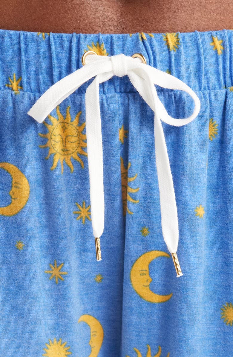 Honeydew Star Seeker Brushed Jersey Tank & Pant Pajamas, Alternate, color, Periwinkle Celestial